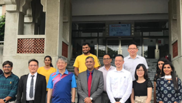 印度塔塔顧問服務有限公司臺灣分公司來訪中正大學　與臺灣印度人工智慧海外科研中心洽談合作圖