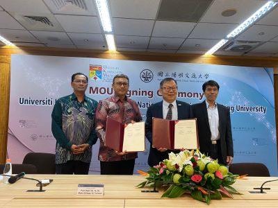 圖：MOU Signing Ceremony between National Yang Ming Chiao Tung University (NYCU) & Universiti Kebangsaan Malaysia (UKM)