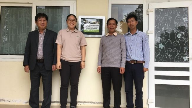 圖：臺越植物資源保育科研中心揭碑儀式（國立清華大學）