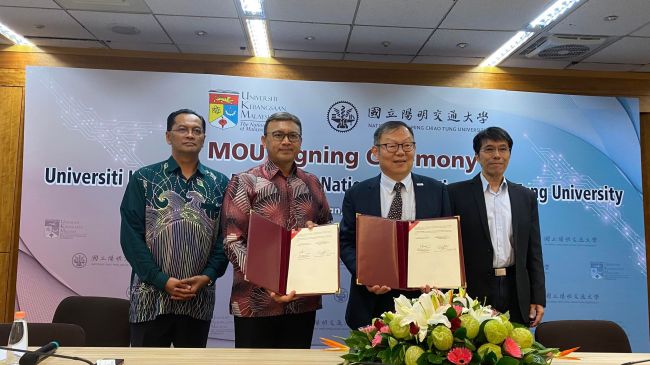 MOU Signing Ceremony between National Yang Ming Chiao Tung University (NYCU) & Universiti Kebangsaan Malaysia (UKM)圖