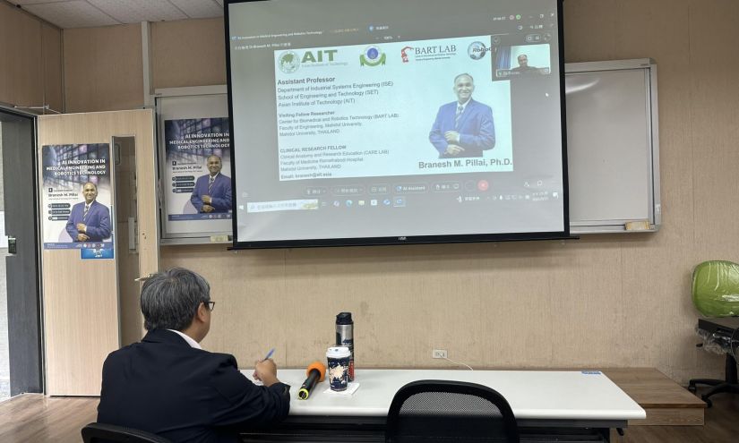 圖：TTSTC held an International Webinar “AI Innovation in Medical Engineering and Robotics Technology”