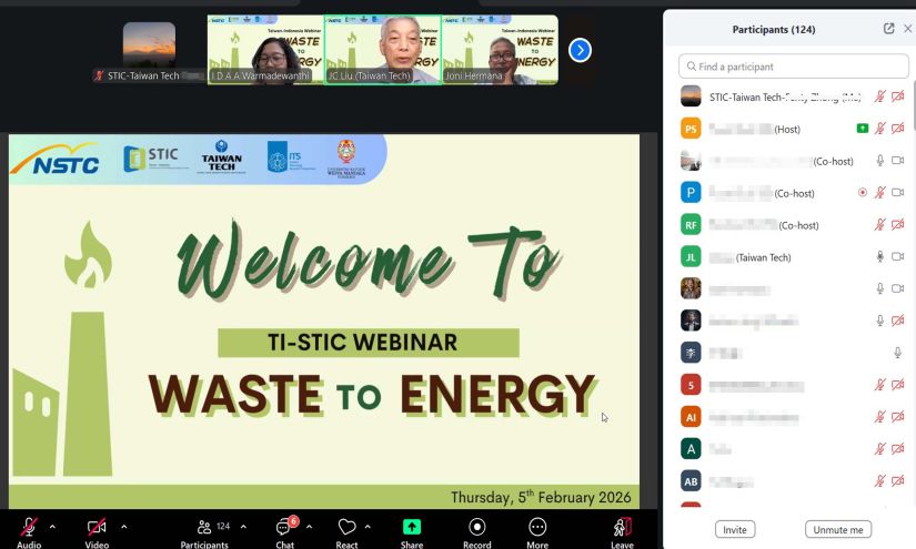 圖：「臺灣－印尼廢棄物轉能源 (Waste-to-Energy, WtE)」線上研討會