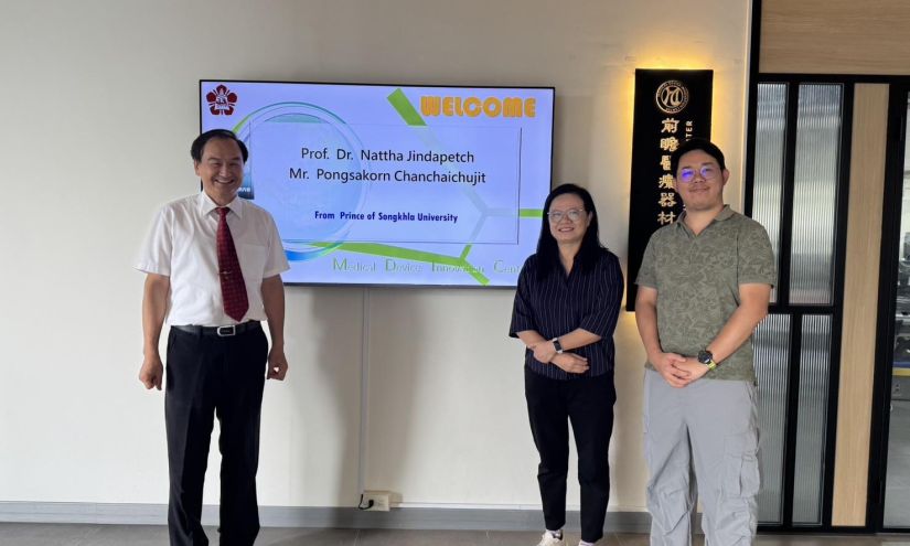 圖：Academic visit │ Department of Electrical and Biomedical Engineering, Prince of Songkla University (PSU) visited NCKU and MDIC