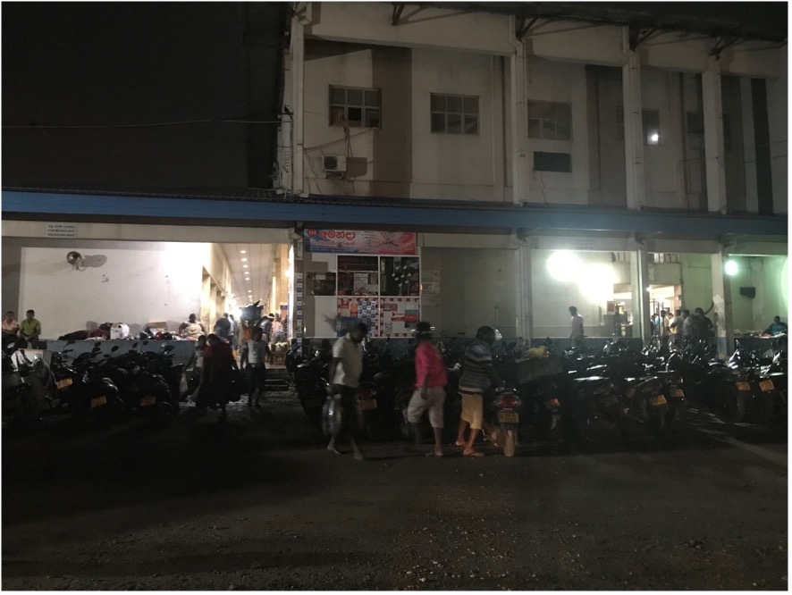 Peliyagoda漁市場外觀