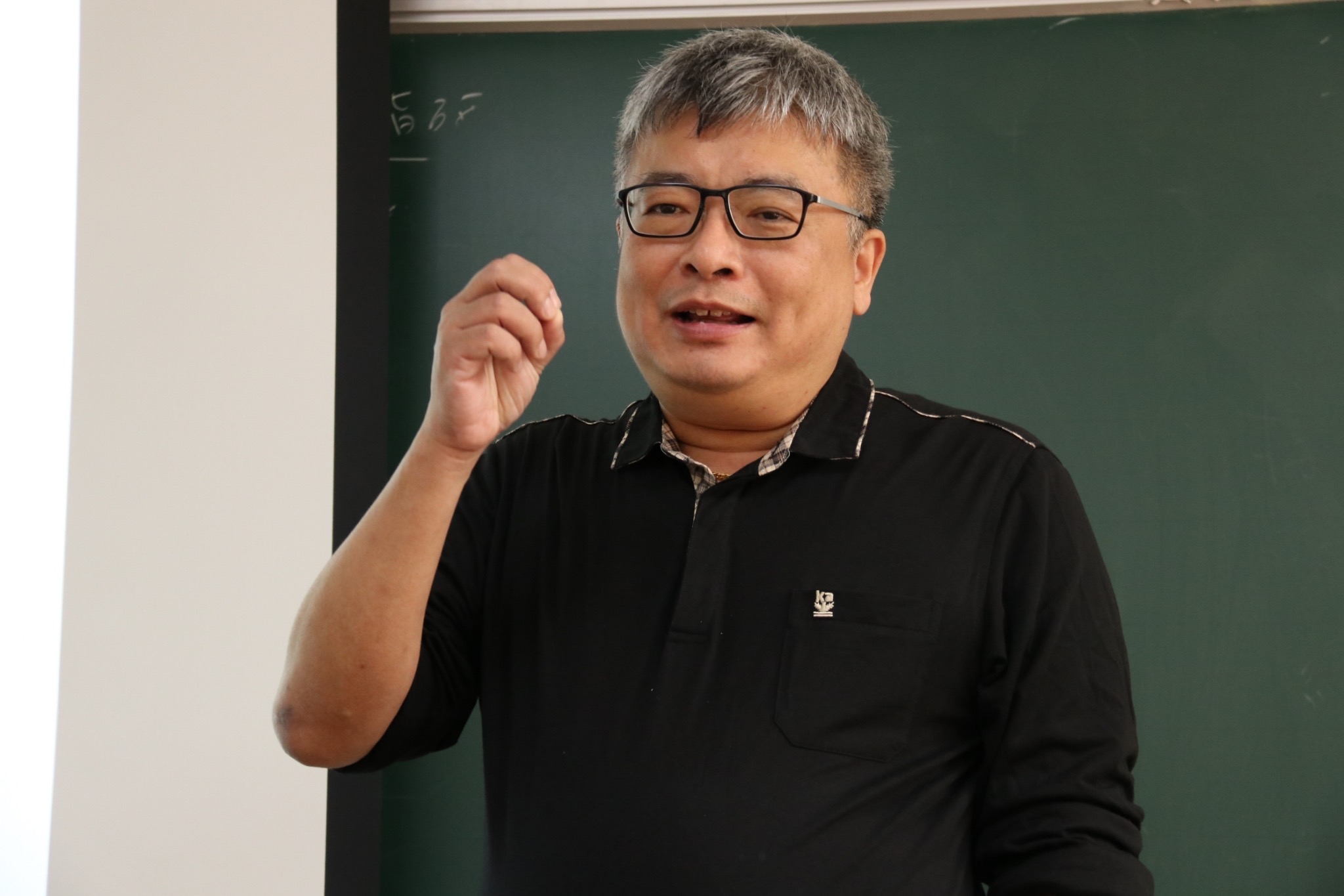 圖二：龍貓教授王升陽院長上課風采（王院長提供）