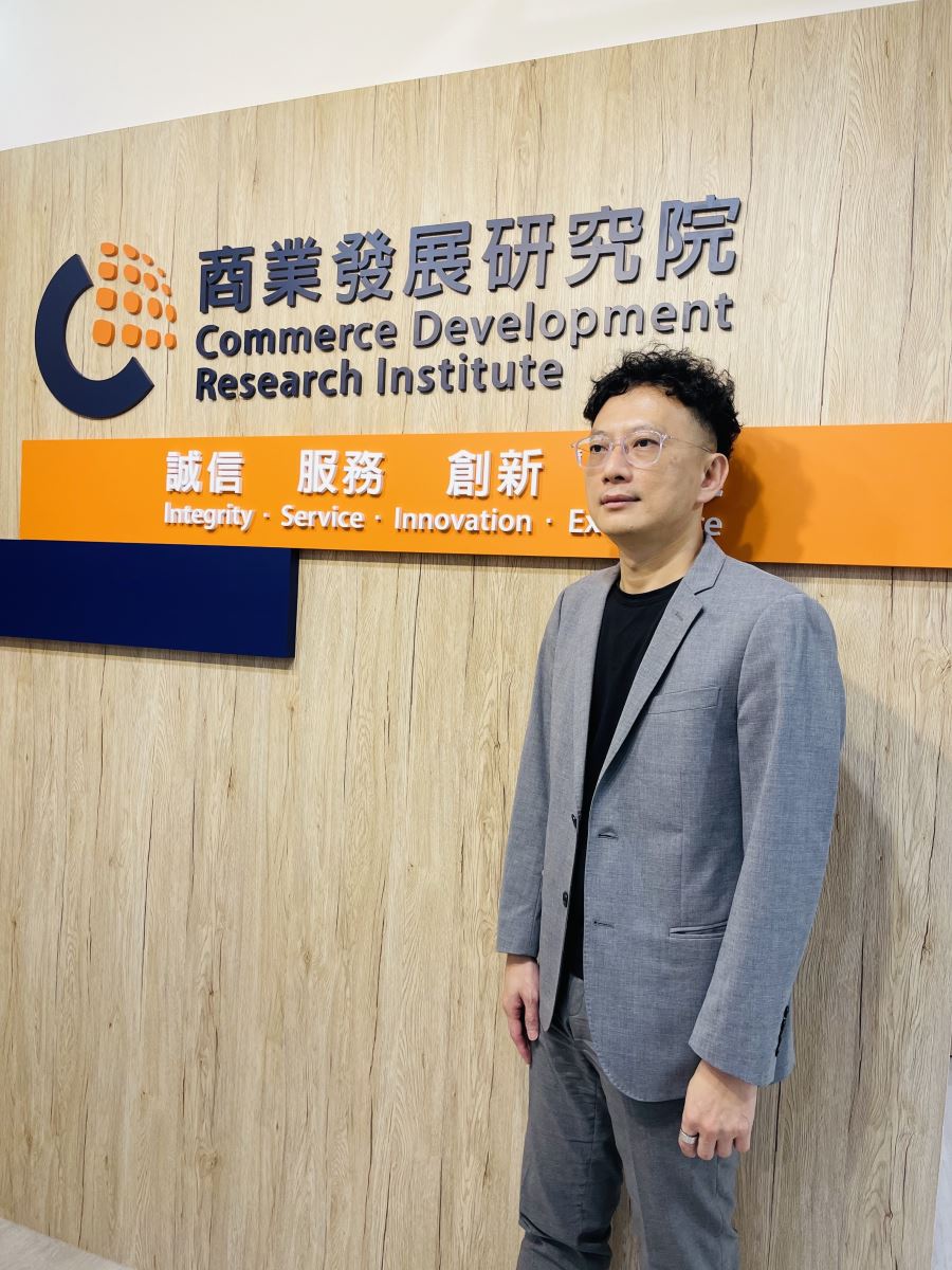 圖 5：曾志成所長於商研院（林珮霖攝）