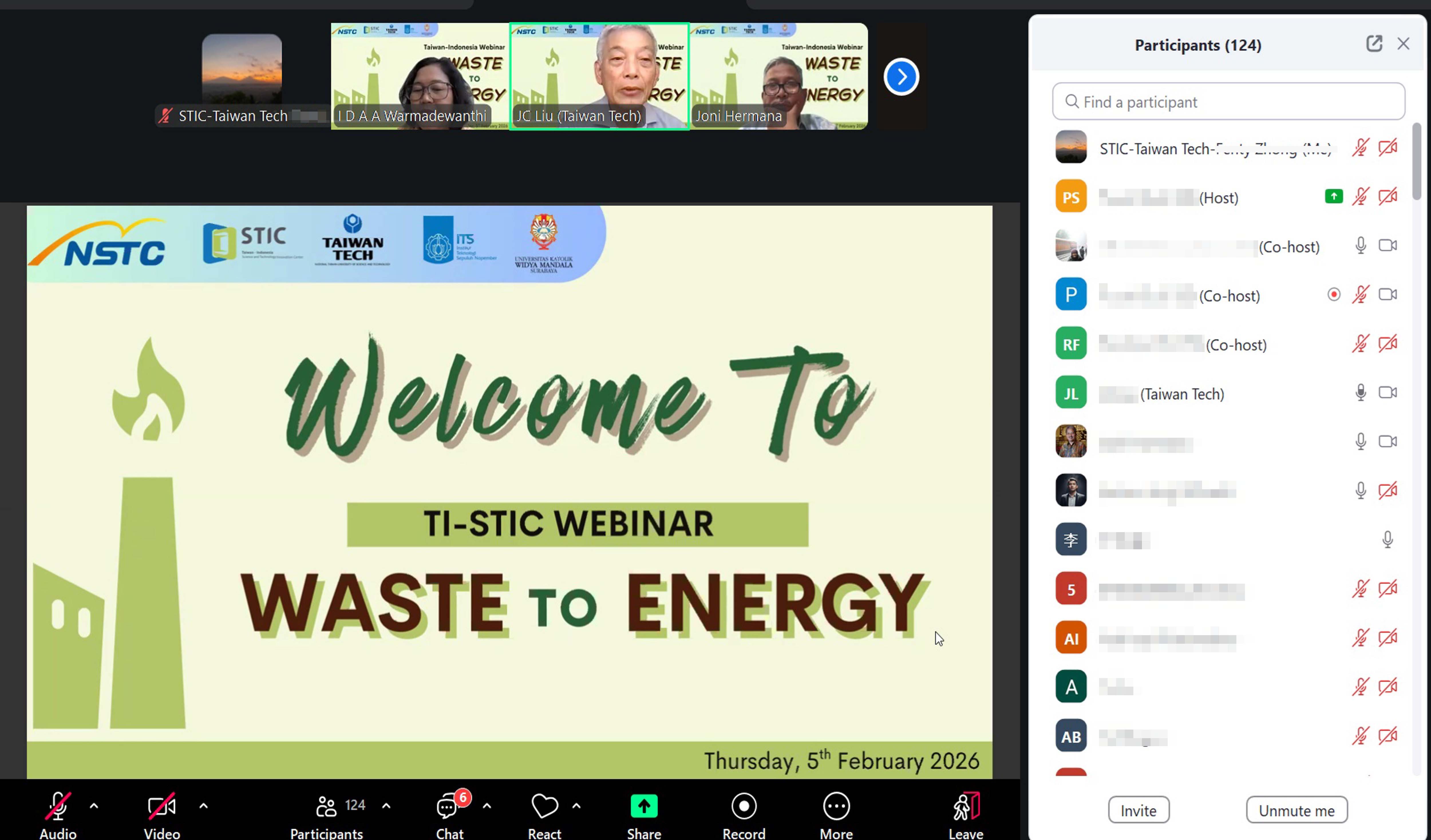 圖 1：線上研討會畫面