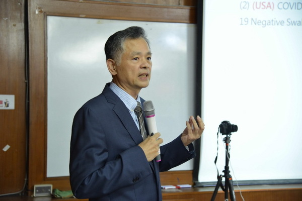 成大材料系廖峻德教授介紹防疫篩檢技術