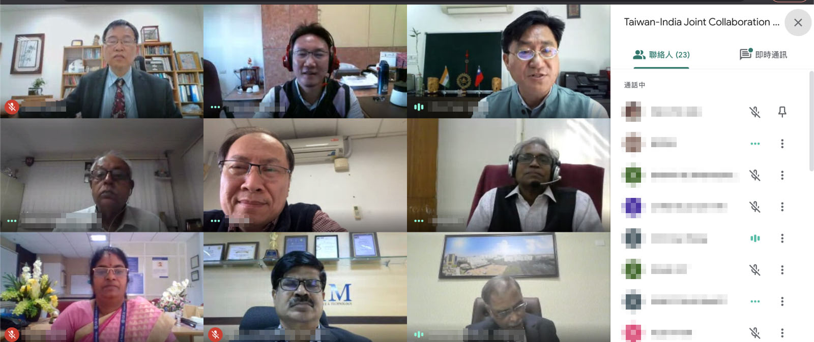 中正大學印度台灣人工智慧海外科研中心與印度SRM科技學院24日舉行線上成果發表會，說明雙方合作開發的智慧防疫系統，預計7月在SRM科技學院啟用。