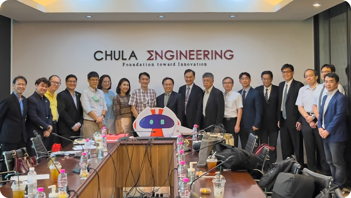 圖 5：成大代表團隊拜訪泰國朱拉隆工大學工學院
