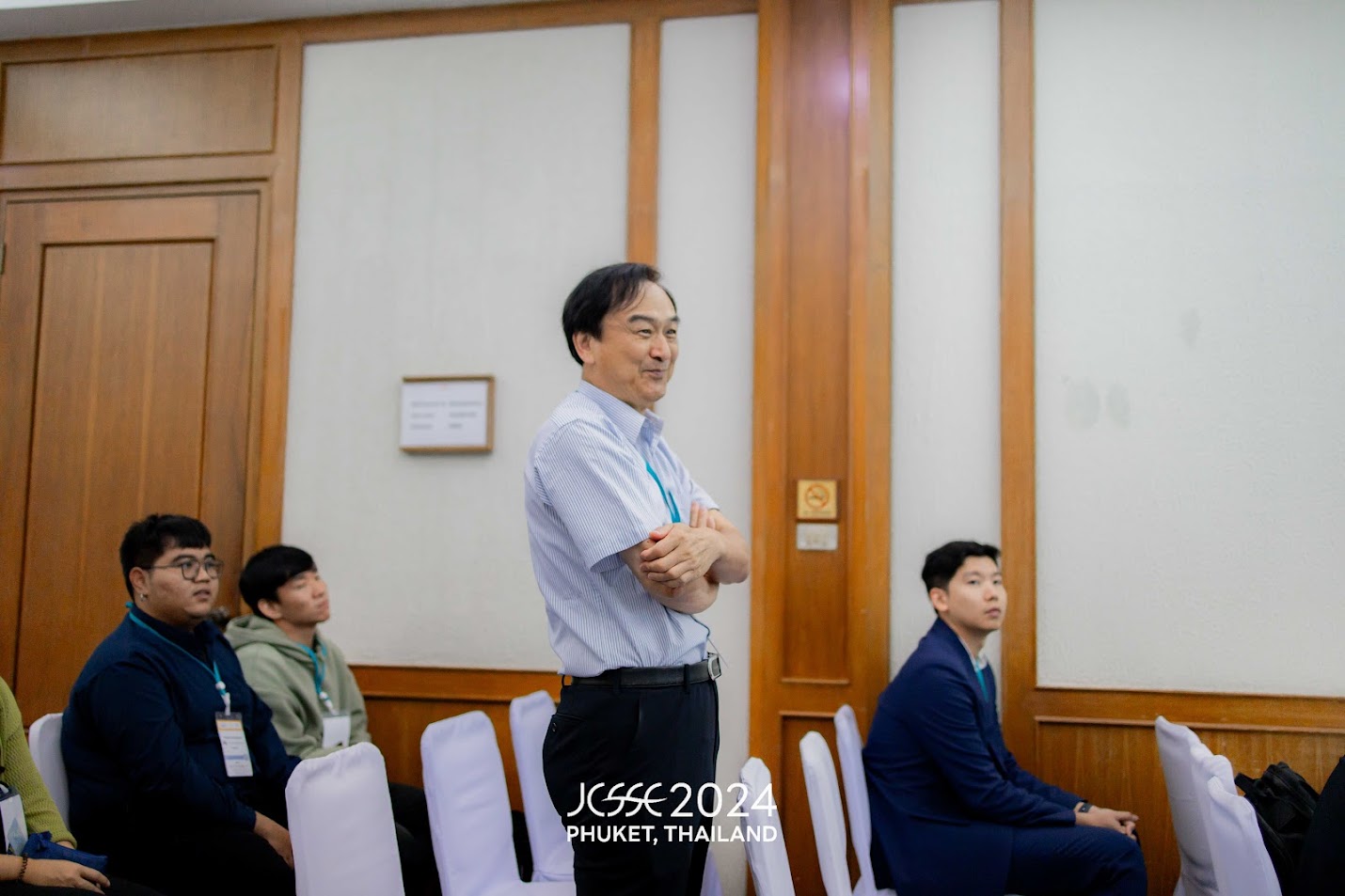 「第 21 屆電腦科學與軟體工程國際聯合會議」會議照