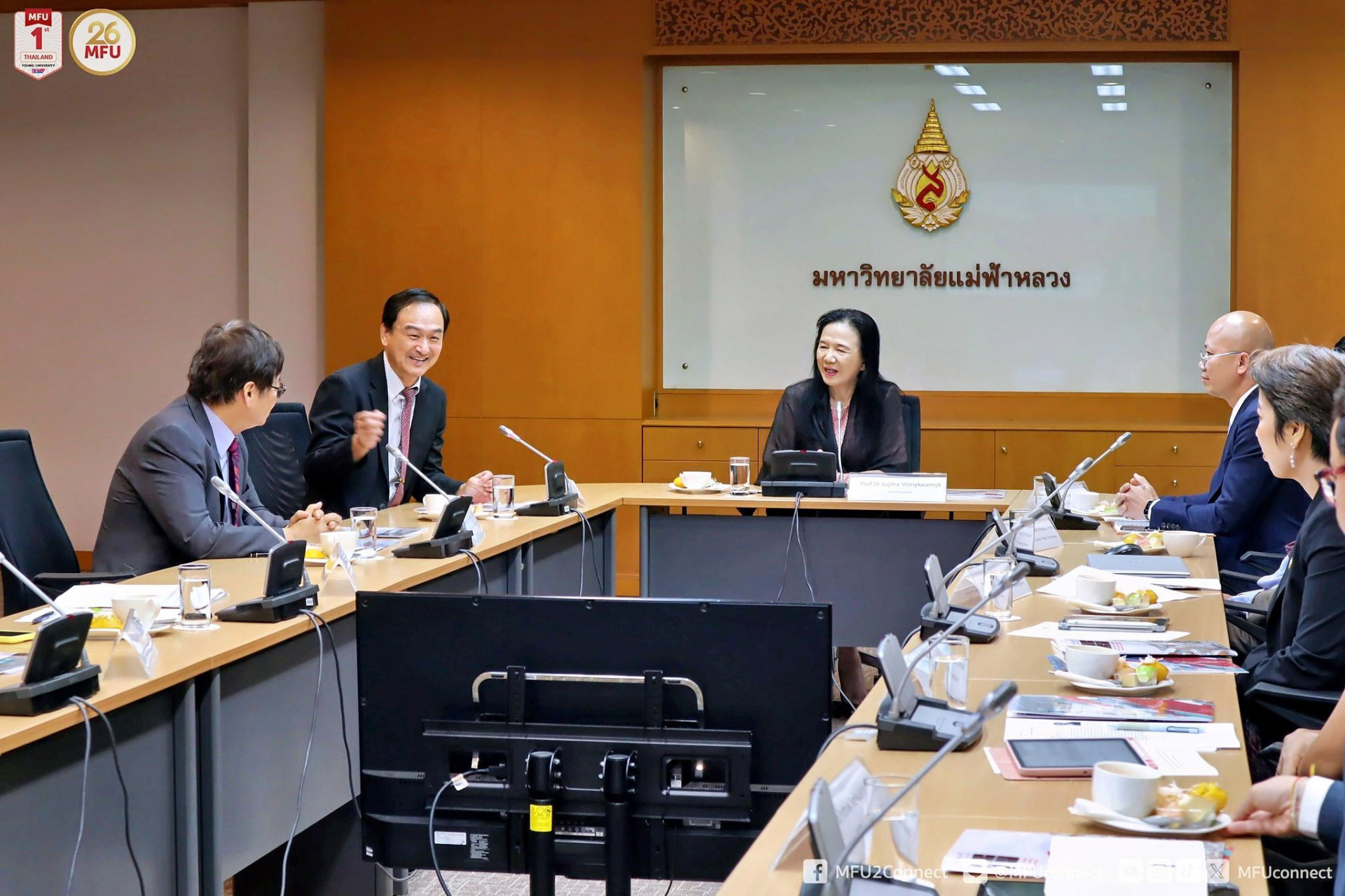 圖 3. 與 MFU 行政團隊會議 © TTSTC