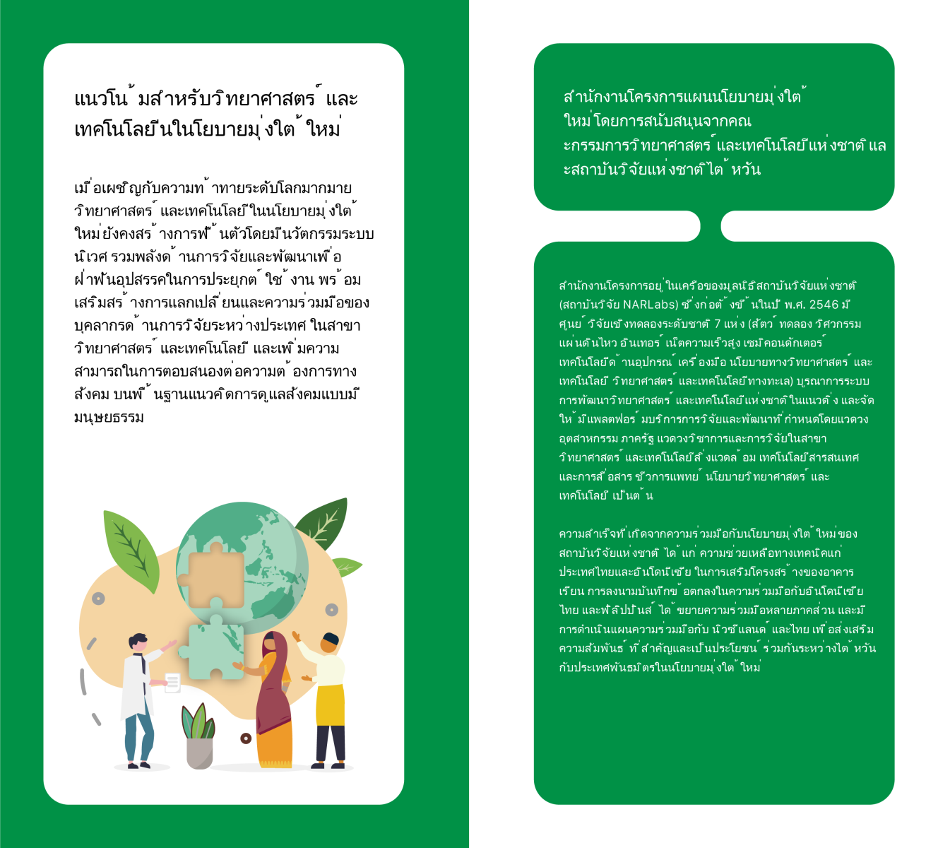 (Thai Version) NSP S&T Brochure page 5 / page 6