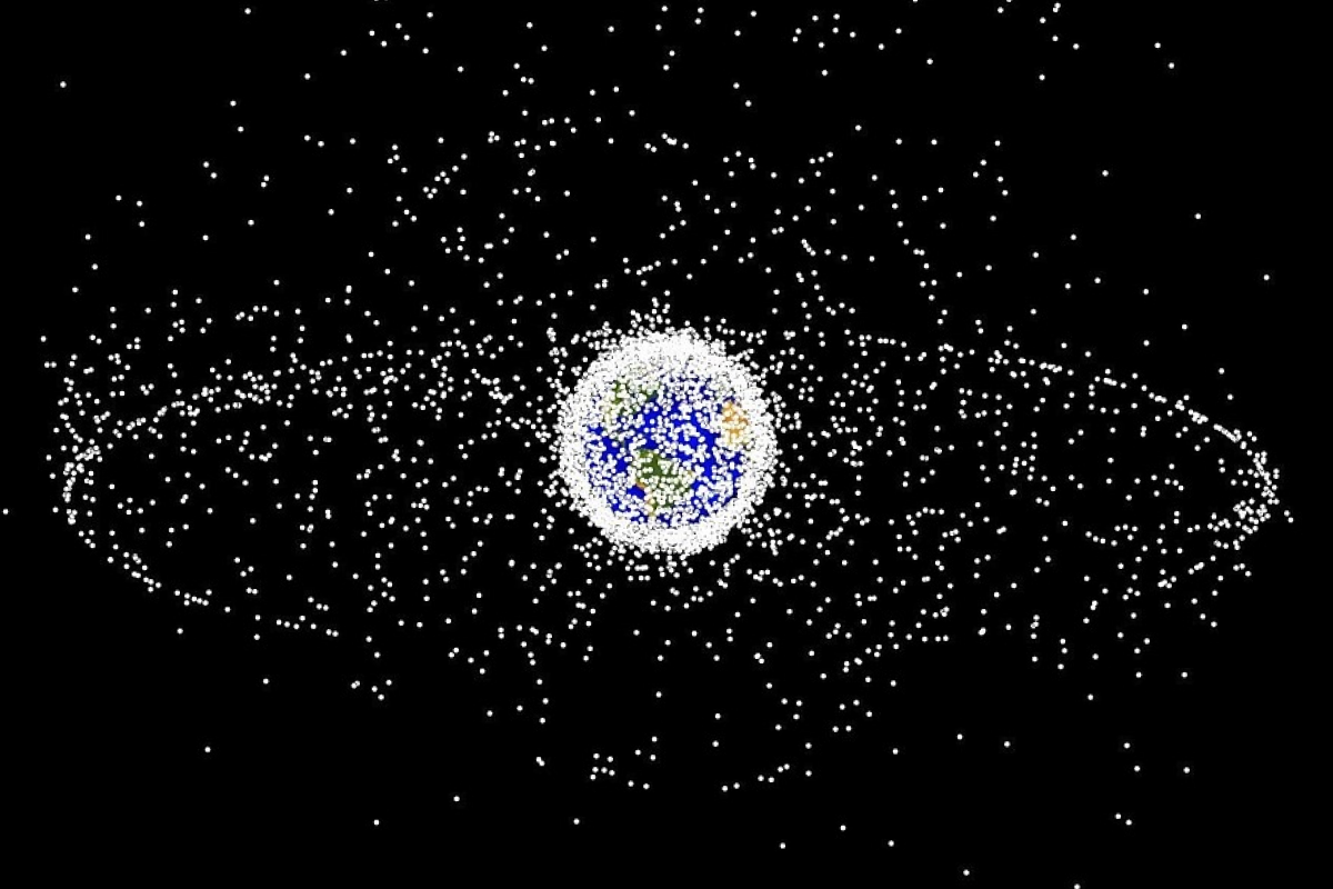 太空碎片示意圖（圖片來源：Pixabay）