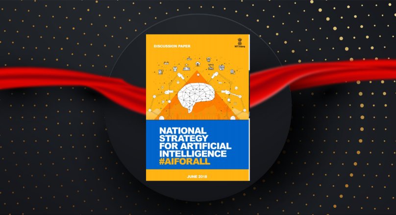 印度《國家人工智慧戰略》(National Strategy for Artificial Intelligence) （圖片來源：INDIAai）