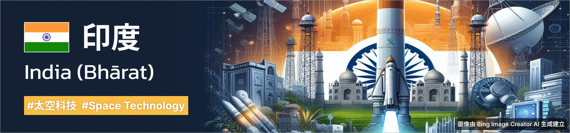 圖：印度太空科技（橫幅圖）